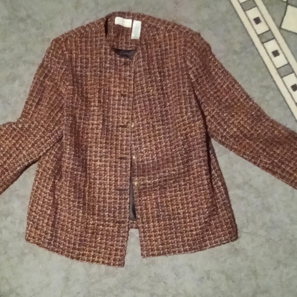 Alfred Dunner Womenss size 16w blazer Corpcore